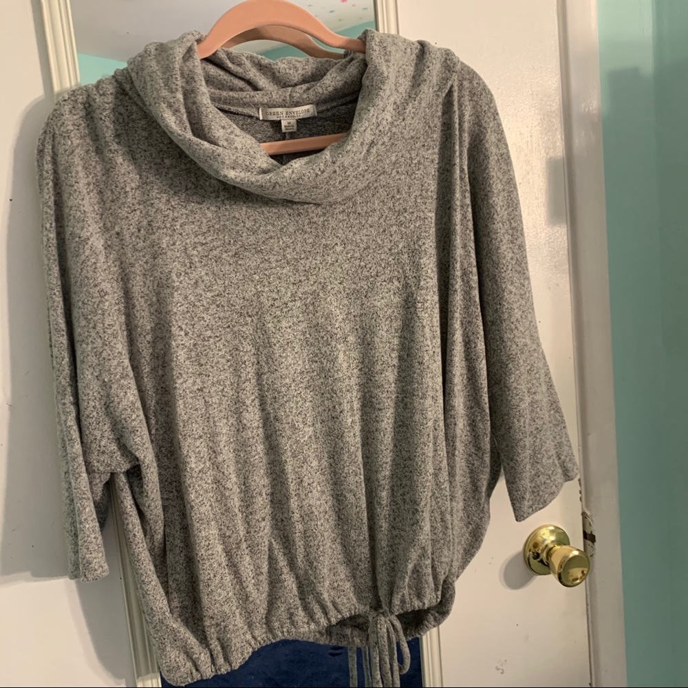 Green Envelope sweater